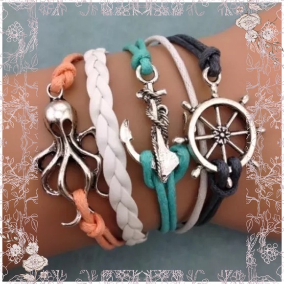 Jewelry - 🦉cute nautical wrap bracelet🦉